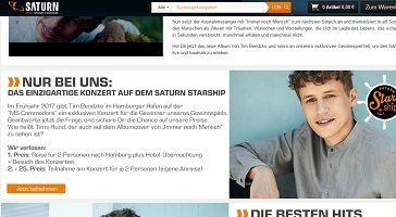 Saturn Gewinnspiel