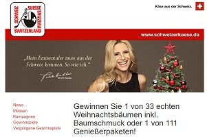 Switzerland Cheese Gewinnspiel