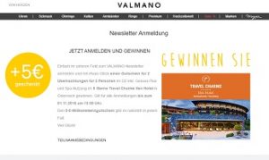 Valmano Gewinnspiel