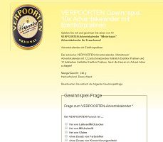 Verpoorten Gewinnspiel