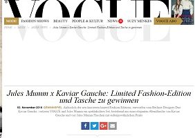 Vogue Gewinnspiel