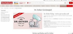 Weltbild Gewinnspiel