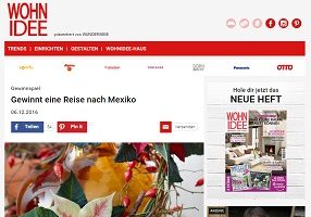 Wohnidee Gewinnspiel