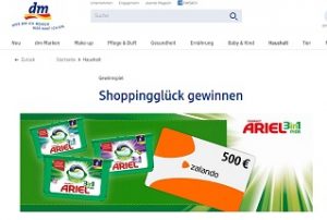 dm Gewinnspiel