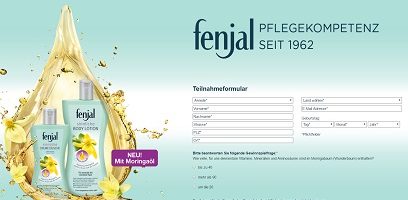 fenjal Gewinnspiel