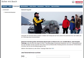 Bosch Gewinnspiel