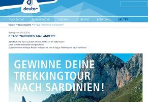 Deuter Gewinnspiel