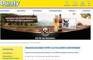 Dursty Gewinnspiel
