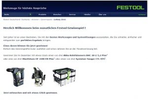 Festool Gewinnspiel