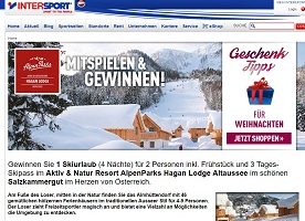 Intersport.at Gewinnspiel