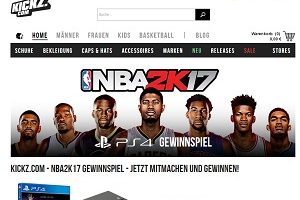 Kickz Gewinnspiel