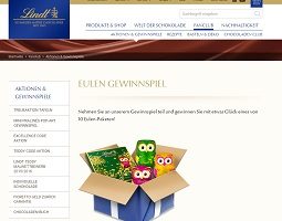 Lindt Gewinnspiel