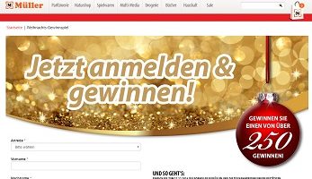 Müller Gewinnspiel