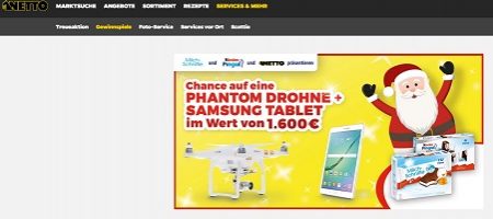 Netto Supermarkt Gewinnspiel