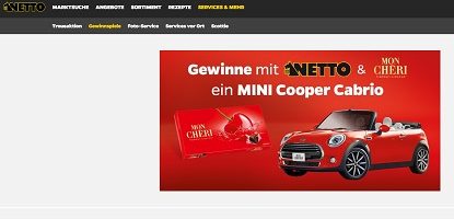 Netto Supermarkt Gewinnspiel