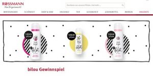 Rossmann Gewinnspiel