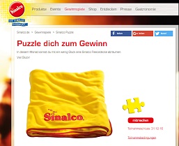 Sinalco Gewinnspiel