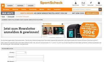SportScheck Gewinnspiel