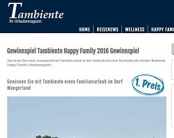 Tambiente Gewinnspiel
