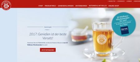 Teekanne Gewinnspiel