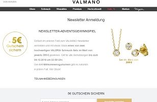 Valmano Gewinnspiel