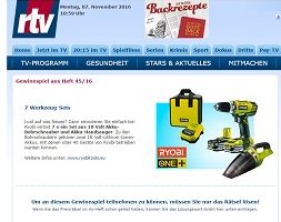 rtv Gewinnspiel