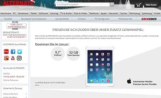 Alternate Gewinnspiel