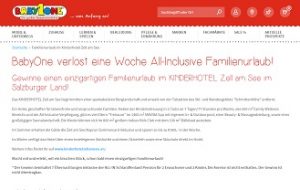 BabyOne Gewinnspiel