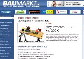 Baumarkt Gewinnspiel