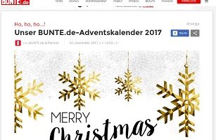 Bunte Adventskalender Gewinnspiel