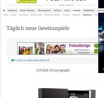 Mainpost Gewinnspiel