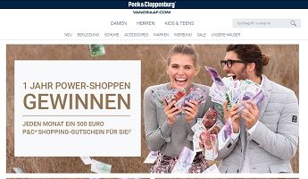 Peek und Cloppenburg Code eingeben