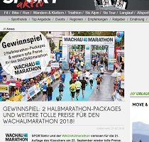 Wachau Marathon Gewinnspiel, Sport Aktiv Gewinnspiel