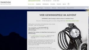 Swarovski Gewinnspiel