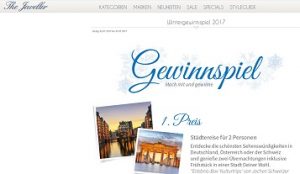 The Jeweller Gewinnspiel