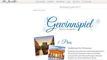 The Jeweller Gewinnspiel