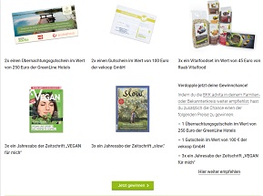 GreenLine Hotels Gutschein Gewinnspiel