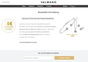 Valmano Gewinnspiel