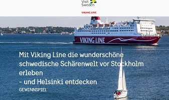 Ostsee Mini-Kreuzfahrt Gewinnspiel, Visit Sweden Gewinnspiel