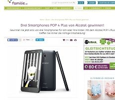 familie.de Gewinnspiel