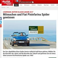 Auto Motor und Sport Gewinnspiel