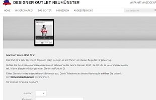 Designer Outler Neumünster Gewinnspiel