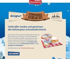 Ehrmann Gewinnspiel