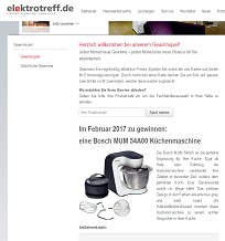 Elektrotreff Gewinnspiel