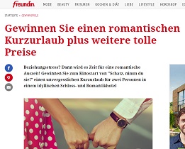 Freundin Gewinnspiel