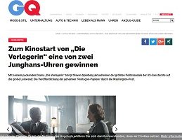 Junghans Armbanduhr Gewinnspiel, GQ Gewinnspiel