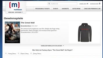 Mathäser Gewinnspiel