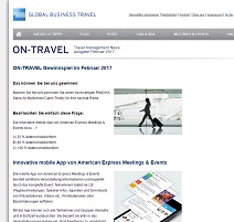On-Travel Gewinnspiel