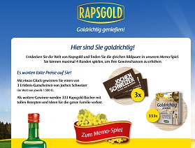 Rapsgold Gewinnspiel
