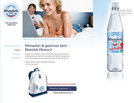 Rheinfels Quelle Gewinnspiel